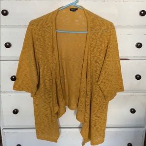 Torrid Cropped Drape Open Cardigan